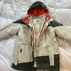Columbia 3-in-1 interchange winter coat with flannel liner